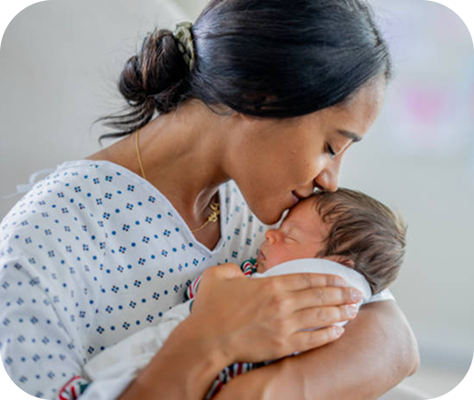 Post-delivery care and emotional support at Krishvi IVF Hospital in Ahmedabad — postpartum checkups, breastfeeding guidance, and recovery support for new mothers in Bopal, Shela, and nearby areas.