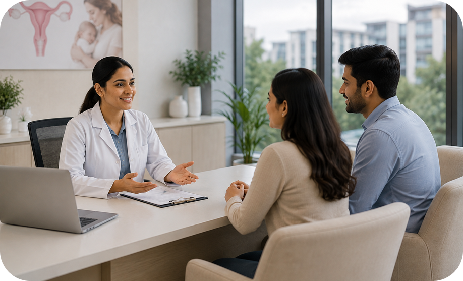 Expert surrogacy services across India with fertility treatment and legal guidance at Krishvi IVF Centre & Women’s Hospital, Ahmedabad, Gujarat.